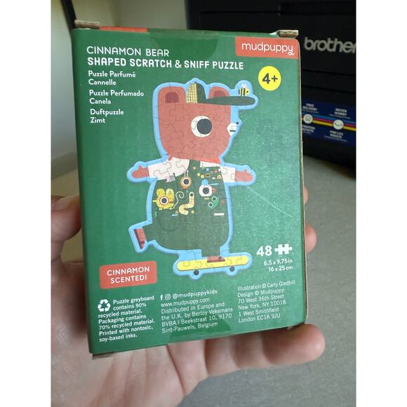 2 Mudpuppy Shaped Scratch And Sniff Puzzles Gumballs Bear BRAND NEW - Picture 3 of 5